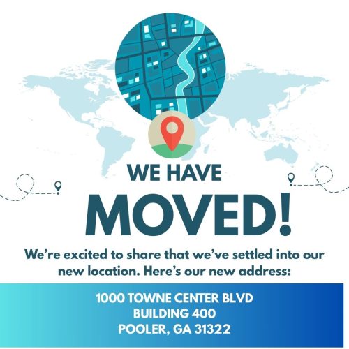 We’re excited to share that we’ve settled into our location. Here’s our new address